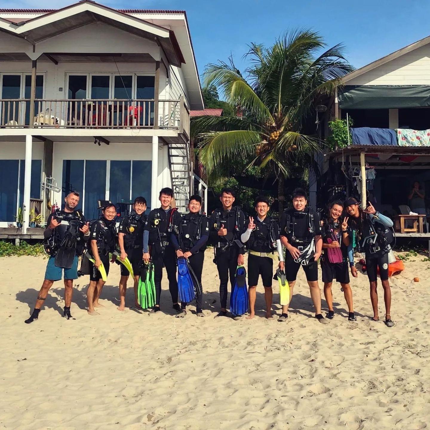 Tiongman Scubadive & Lodge Kampong Juara ภายนอก รูปภาพ