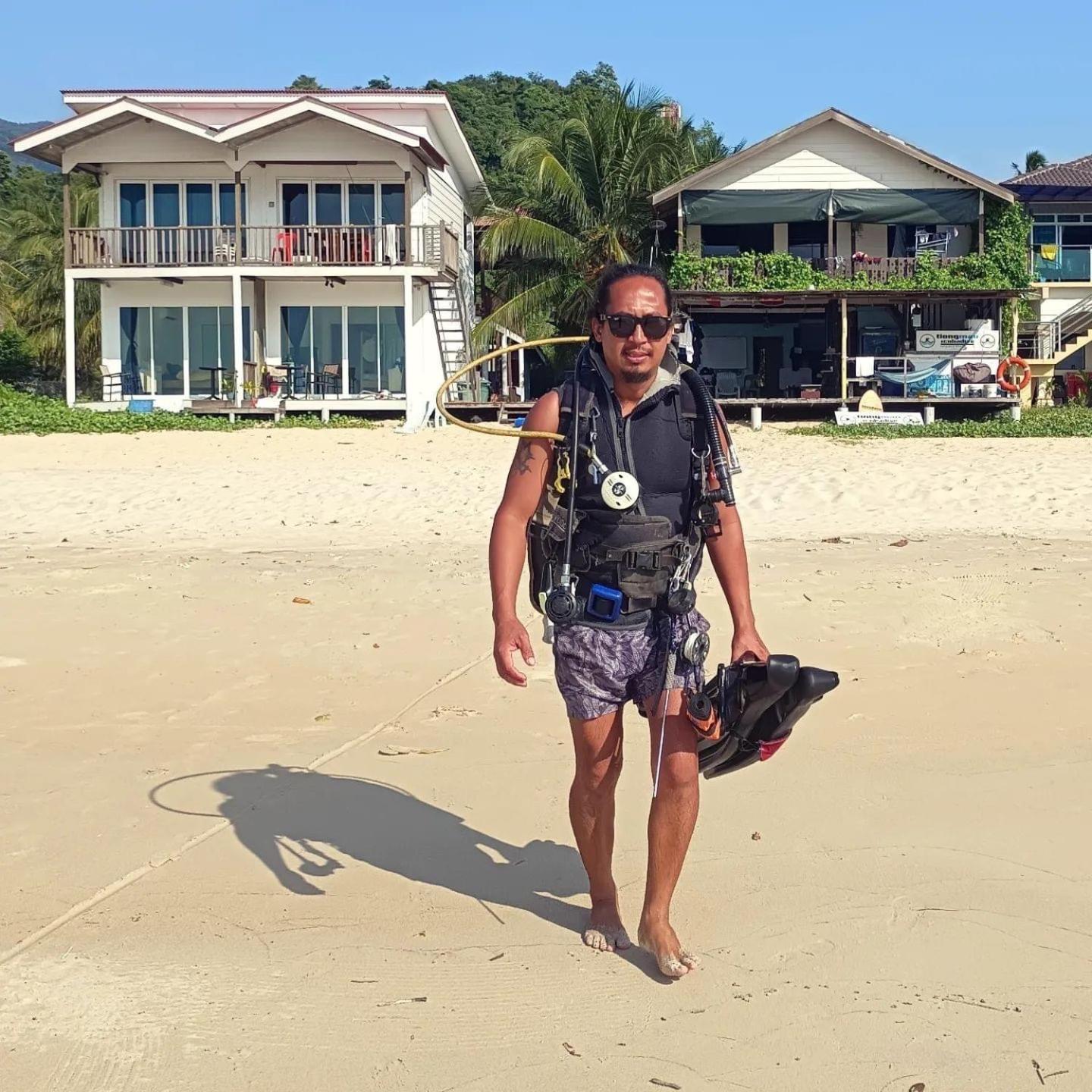 Tiongman Scubadive & Lodge Kampong Juara ภายนอก รูปภาพ